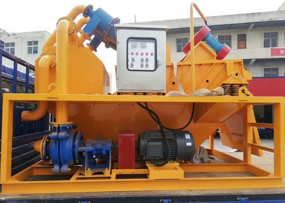 Separatore giallo della sabbia del fango della macchina di Desander dei residui 15-90T/H