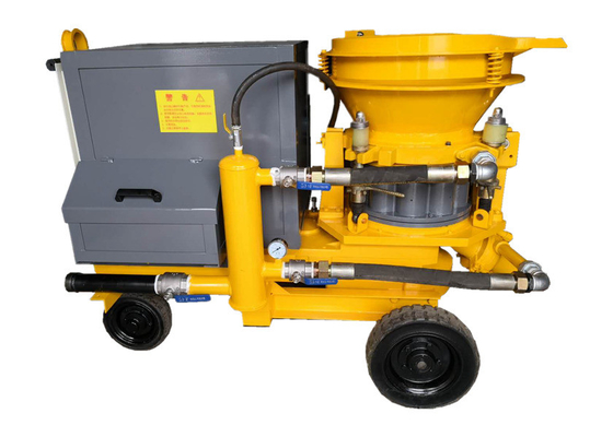 Macchina di spruzzatura dello Shotcrete dello Shotcrete mobile piccolo giallo della macchina