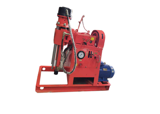 Trivellazione idraulica portatile 250m rossa Rig Borehole Machine dell'acqua di 200m