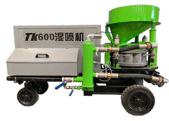 Spruzzatore d'alimentazione del Gunite della macchina concreta asciutta bagnata dello Shotcrete 7.5kw