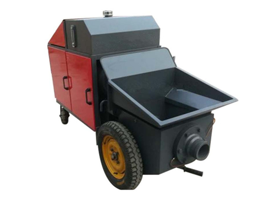 Consegna concreta della miscela mobile del canale sotterraneo 15kw e cellulare di pompaggio della pompa per calcestruzzo