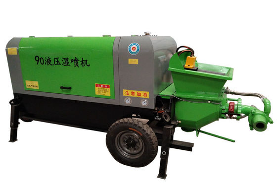 Macchine portatili del Gunite di 22 chilowatt della macchina bagnata pneumatica dello Shotcrete